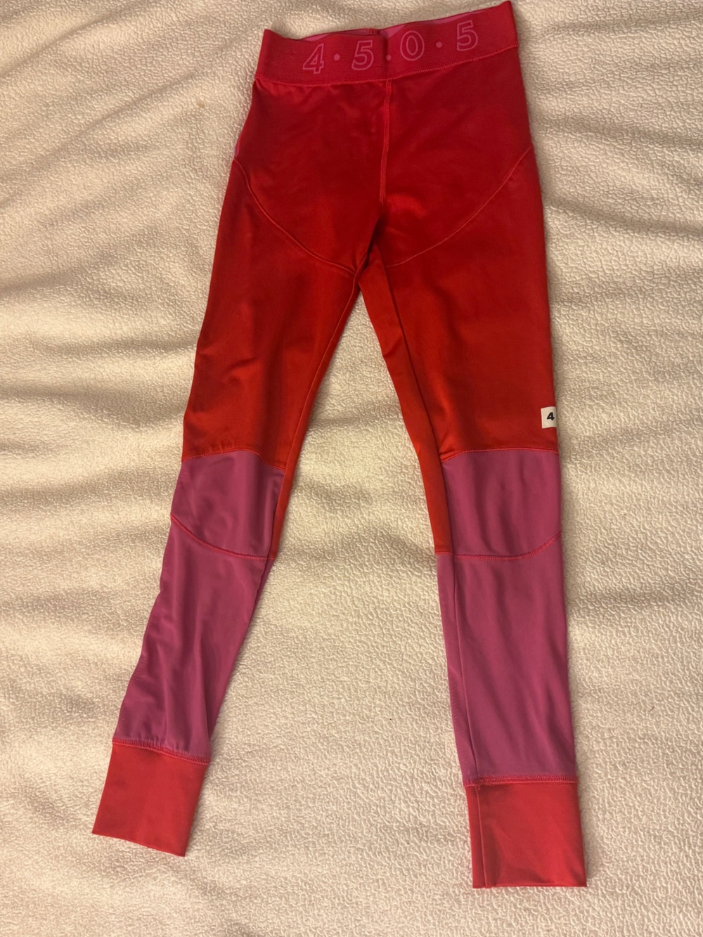 ASOS 4505 Red and Pink workout leggings